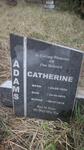 ADAMS Catherine 1924-2019