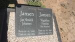 JANSEN Jan Hendrik Johannes 1944-2015 & Magdalena Francina MESSELAAR 1940-2013