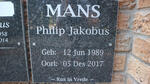 MANS Philip Jakobus 1989-2017