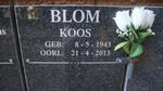 BLOM Koos 1943-2013