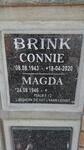 BRINK Connie 1943-2020 & Magda 1946-