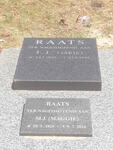RAATS J.J. 1923-1995 & M.J. 1925-2014