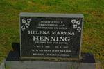 HENNING Helena Maryna nee VAN DER LINDE 1916-1997