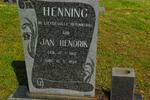 HENNING Jan Hendrik 1910-1994