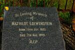 LOEWENSTEIN Mathilde 1853-1940