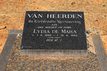 HEERDEN Lydia De Mara, van 1894-1983