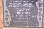 BOTHMA Calvyn 1917-1988