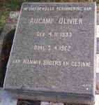 OLIVIER Aucamp 1933-1962