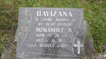 DAYIZANA Mzwandile R. 1953-1996