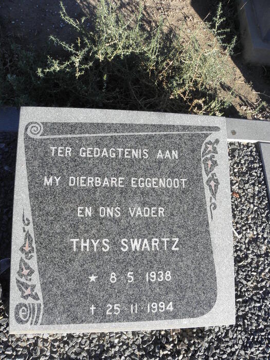 SWARTZ Thys 1938-1994