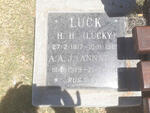 LUCK H.H. 1917-1989 & A.A.J. 1928-2013