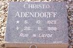 ADENDORFF Christo 1923-1988