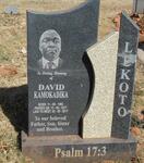LLKOTO David Kamokadika 1963-2017