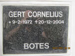 BOTES Gert Cornelius 1972-2004