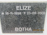 BOTHA Elize 1958-2005