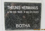 BOTHA Theunis Hermanus 1925-2003