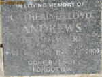 ANDREWS Catherine Lloyd nee MANSER 1952-2006
