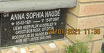 NAUDE Anna Sophia 1921-2007