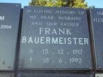 BAUERMEISTER Frank 1917-1992