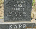 KAPP Karel Karolus 1901-1949
