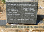 KLOPPERS Christoffel 1961-2010