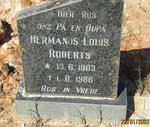 ROBERTS Hermanus Louis 1903-1986