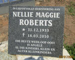 ROBERTS Nellie Maggie 1933-2010