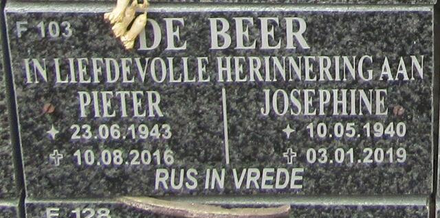 BEER Pieter, de 1943-2016 :: BEER Josephine, de 1940-2019