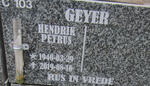 GEYER Hendrik Petrus 1940-2019