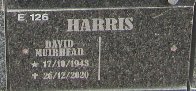 HARRIS David Muirhead 1943-2020