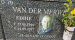 MERWE Eddie, van der 1940-2017