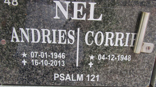 NEL Andries 1946-2013 & Corrie 1948-