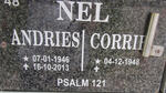 NEL Andries 1946-2013 & Corrie 1948-