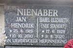 NIENABER Jan Hendrik 1919-2010 & Isabel Elizabeth STANDER 1928-2020