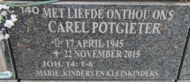 POTGIETER Carel 1945-2015