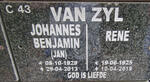 ZYL Johannes Benjamin, van 1929-2013 & Rene 1925-2019