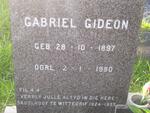 ? Gabriel Gideon 1897-1980