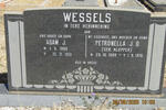 WESSELS Adam J. 1905-1991 & Petronella J.D. KLOPPER 1909-1978