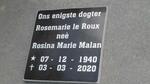 ROUX Rosina Marie, le nee MALAN 1940-2020