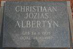 ALBERTYN Christiaan Jozias 1905-1987