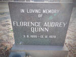 QUINN Florence Audrey 1905-1979