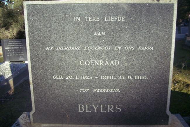 BEYERS Coenraad 1923-1960