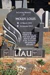 LIAU Molefi Louis 1954-2012