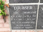 LOUBSER Cas 1932-2005 & Marlene 1933-2017