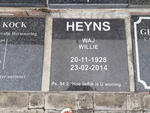 HEYNS W.A.J. 1928-2014