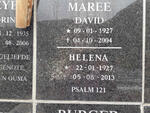 MAREE David 1927-2004 & Helena 1927-2013