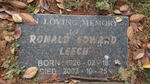 LEECH Ronald Edward 1926-2003