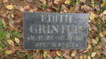 GRINTER Edith 1918-2000