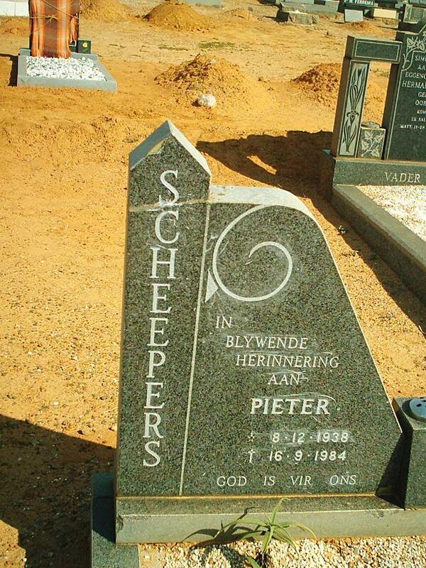 SCHEEPERS Pieter 1938-1984