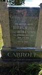 CARROLL Luitha Maria Elizabeth nee STROEBEL 1887-1945